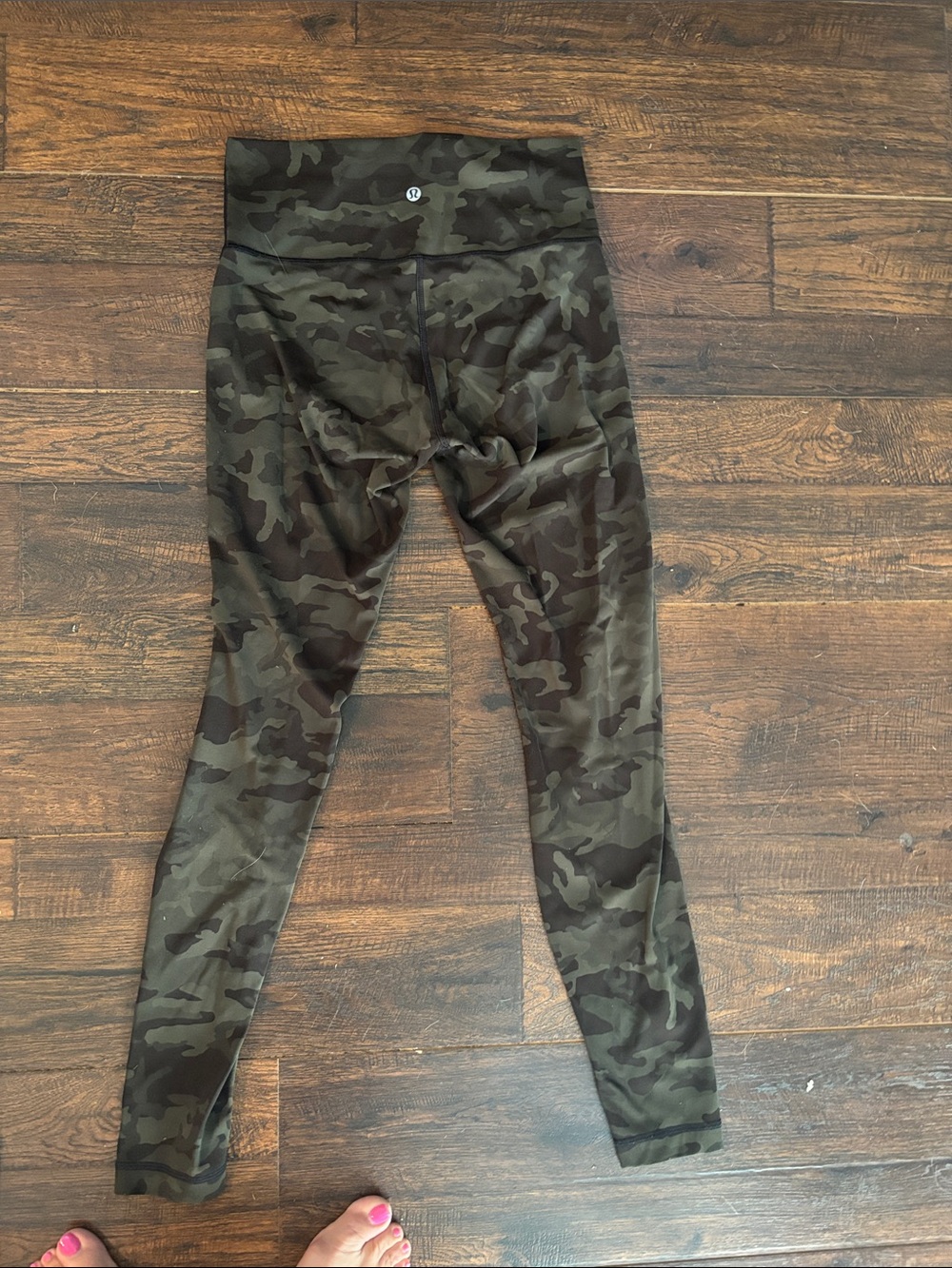 Lululemon Size 6 Wunder Under High-Rise Tight 25” Luxtreme Incognito Camo Green - Picture 2 of 3